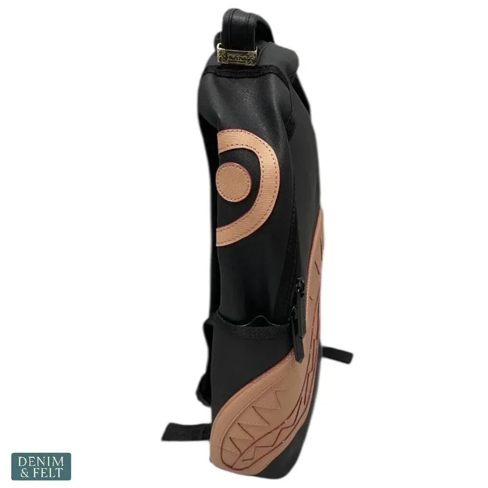 Sprayground‎ Grand Tourer Backpack Black/Tan Shark Limited Edition NWT/NEW!!